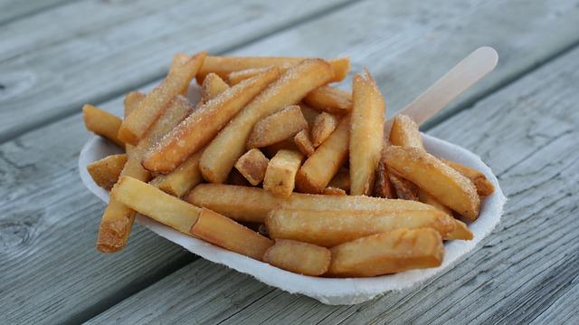 cooking french fries