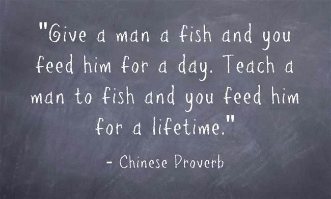 teach a man to fish quote